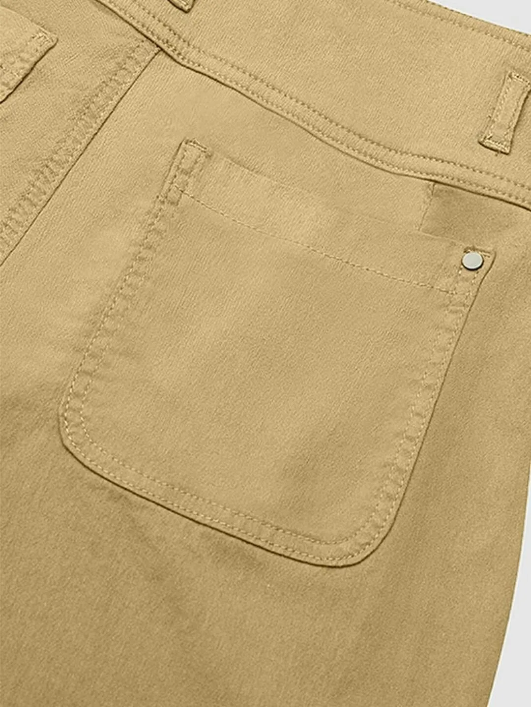 Flamingals Wide Leg Cropped Pants for Women Trendy Mid Rise Button Fly Barrel Jeans Stretchy Casual Ankle Pants