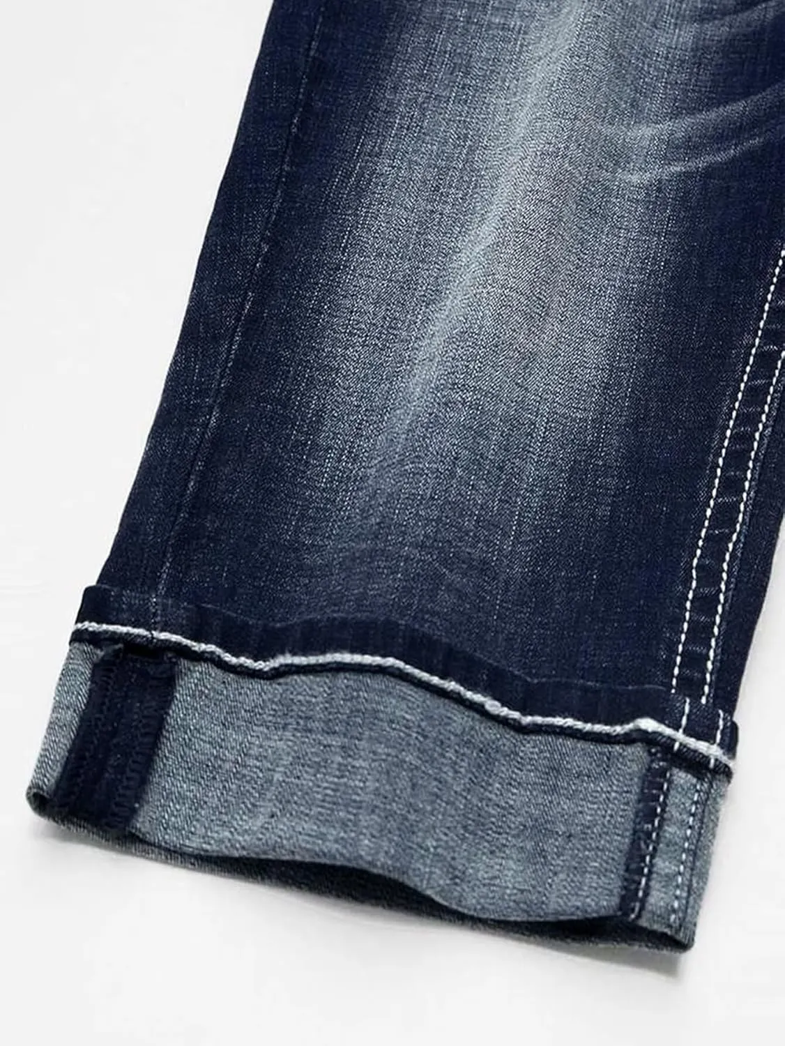 Flamingals Women's Denim Capri Jeans for Women Mid Rise Skinny Capri Pants
