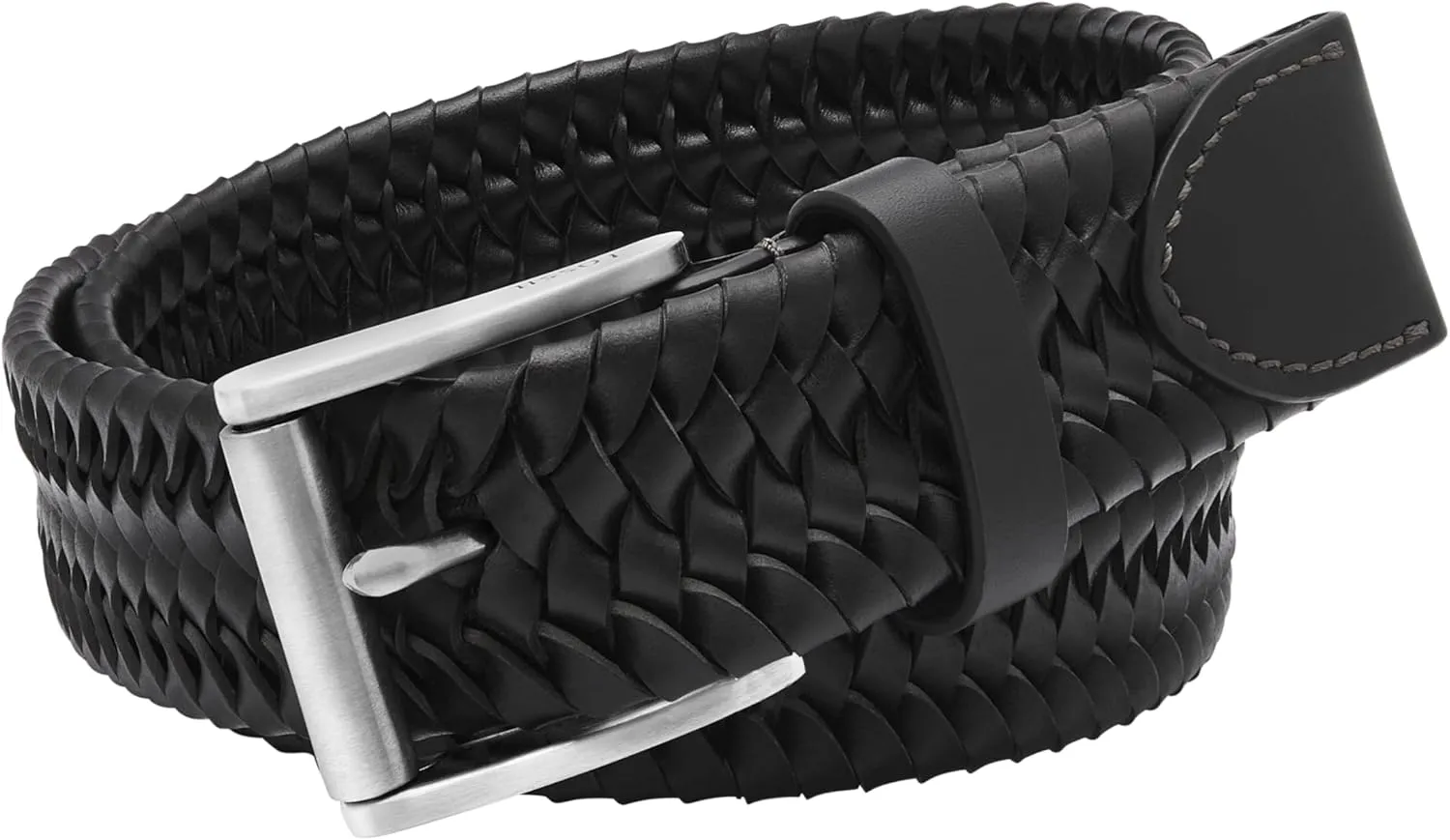 Fossil Men's Black Leather Belt