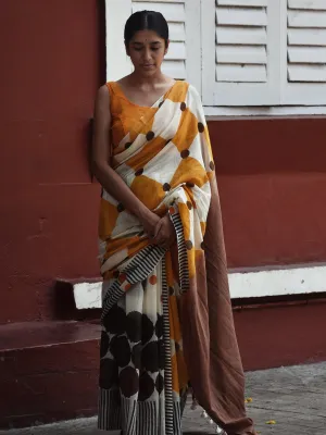 Geometry Multi Shapes Saree