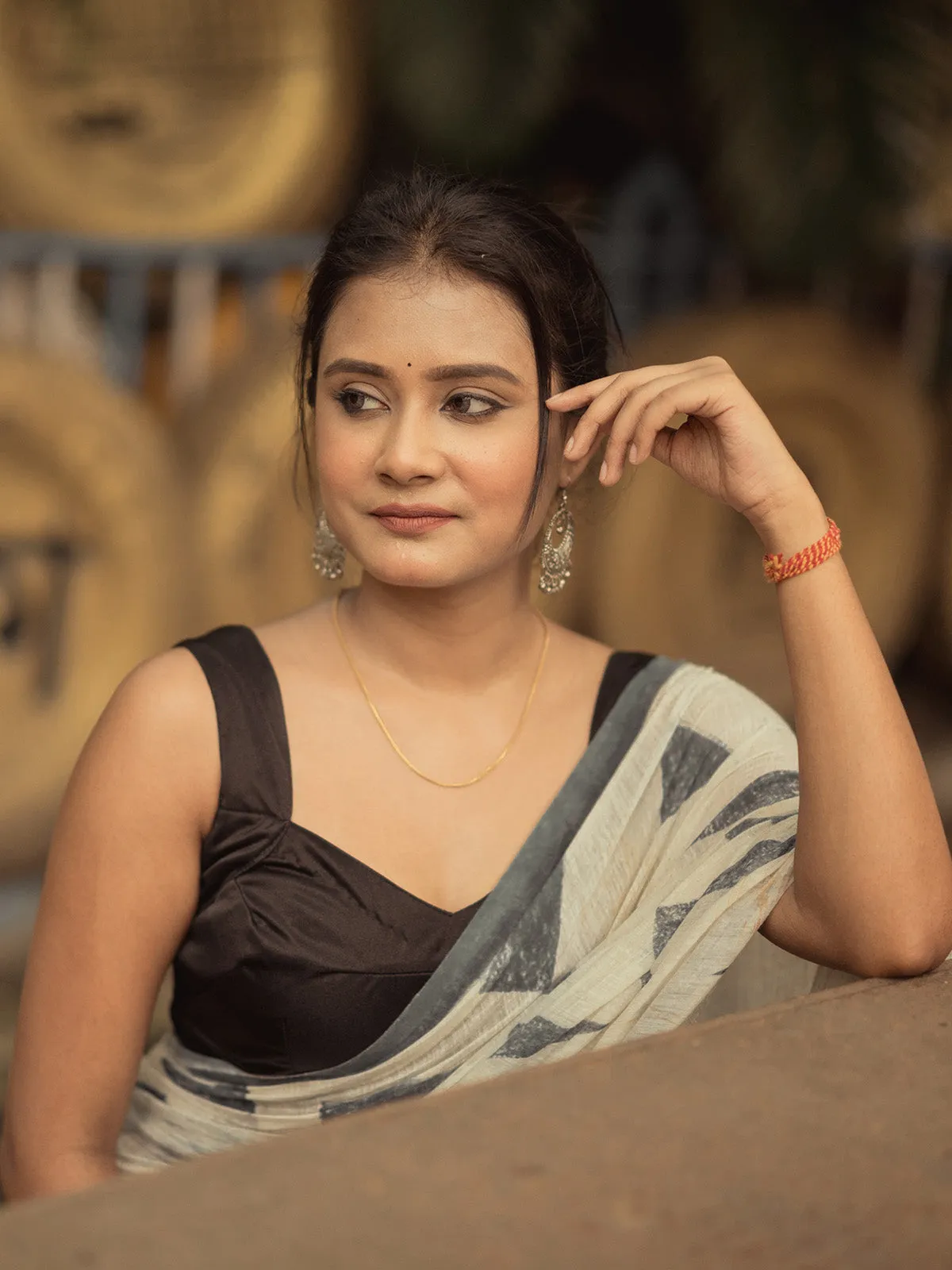 Geometry triangle saree