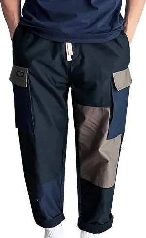 GIERIDUC Men's Fleece Lined Sweatpants Mens Thermal Long Underwear Pants Men's Dressy Joggers Pants Tapered Chinos Pants Men