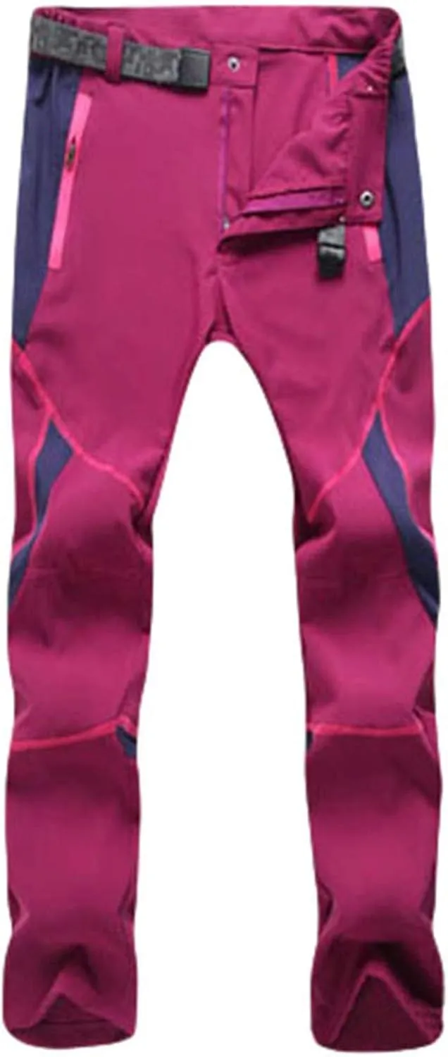 GIERIDUC Men's Hiking Pants Lightweight Quick Dry Stretch Wind Pants Color Patchwork Travel Trouser Fishing Outdoor Work Pant