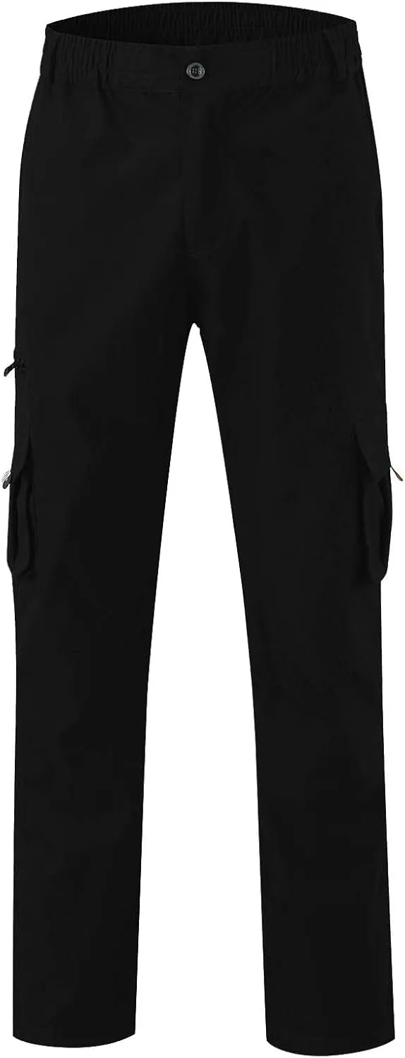 GOFULY Men Cargo Pants Work Ripstop Stretch Slim Fit Sweatpants with Pockets Special Occasions Pants Athletic Baggy Pants