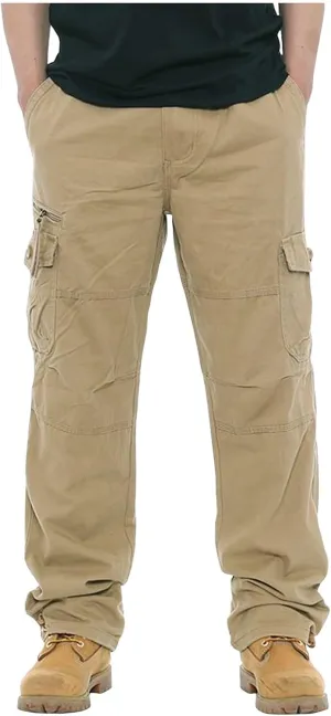 GOFULY Mens Cargo Pants Casual Ripstop Stretch Joggers Sweatpants Pockets Y2K Pants Men Slim Fit Travel Pants Plus Size 2024