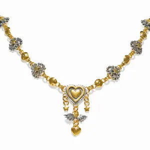 Halo Charm Strand Necklace