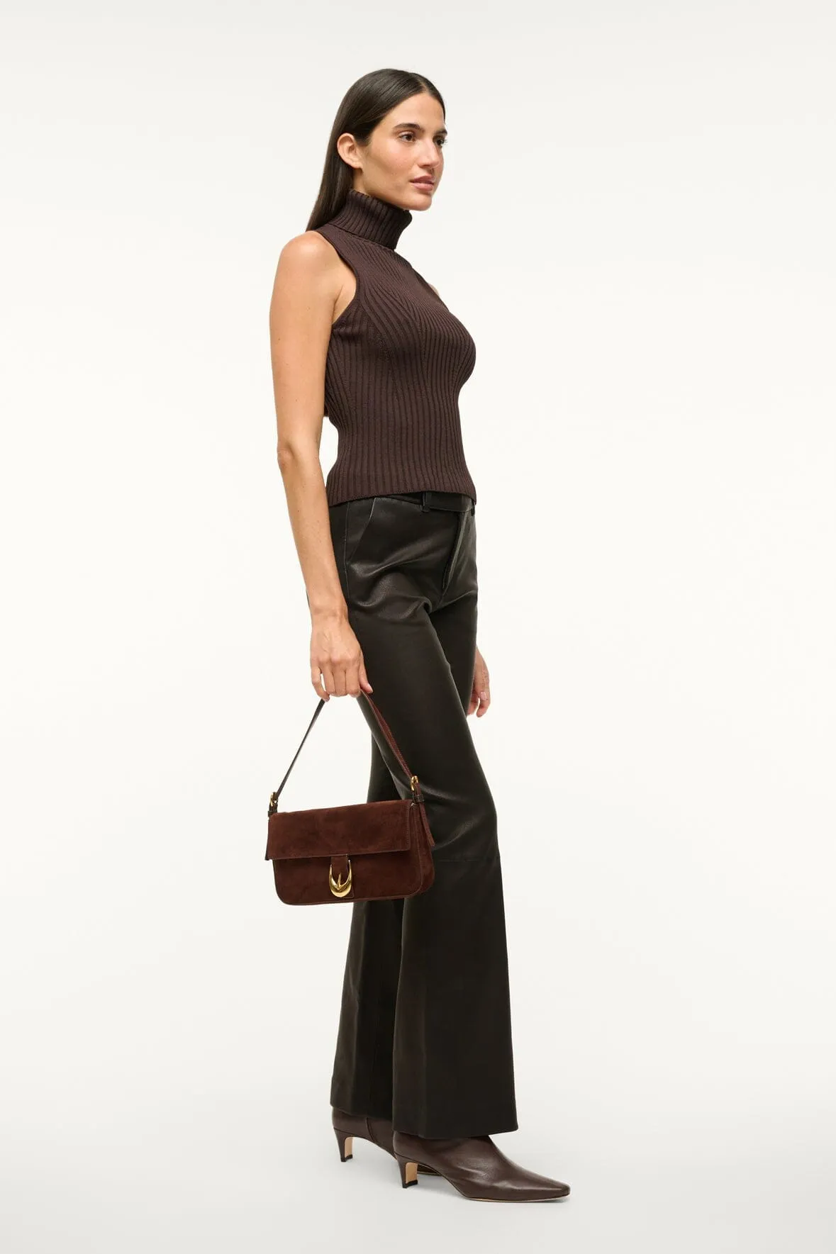 HARLOW BAG | MAHOGANY SUEDE
