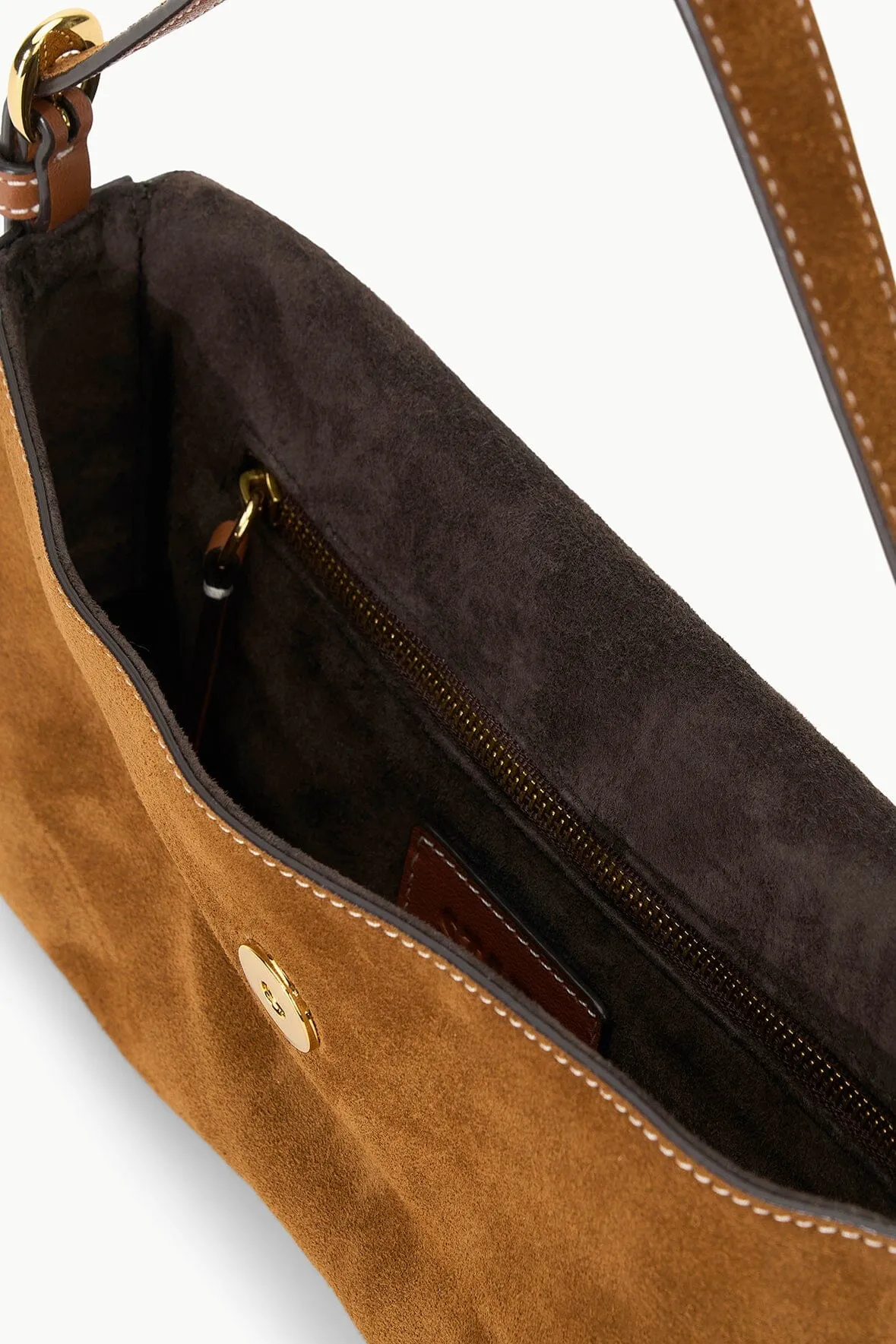 HARLOW BAG | TAN SUEDE