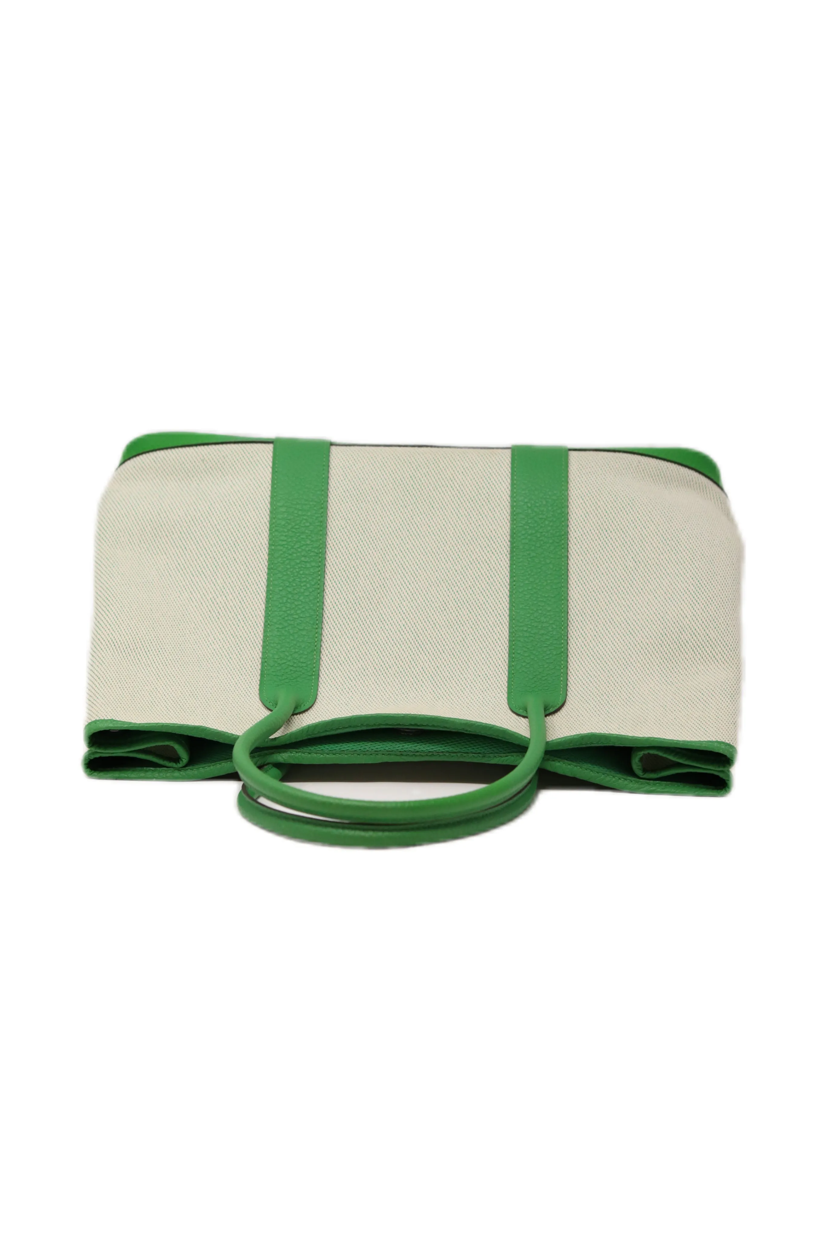 Hermes 2014 Canvas Garden Party 36 Green-Square R