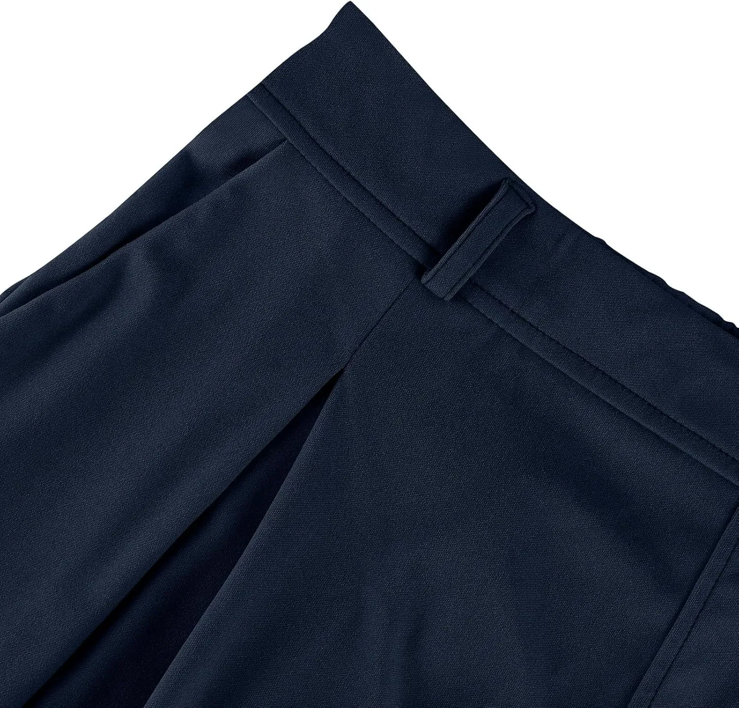 High Waist Flowy Office Work Pants Women with Pleated Elastic Waist Wide Leg Pants Women for Business Casual Slacks