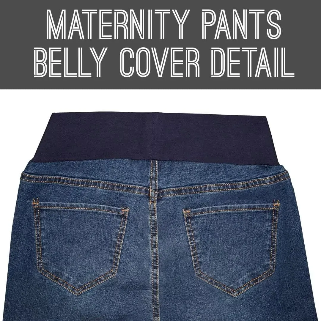 Hybrid & Company Ultimate Comfort Women's Maternity Slim Fit Stretch Jeans