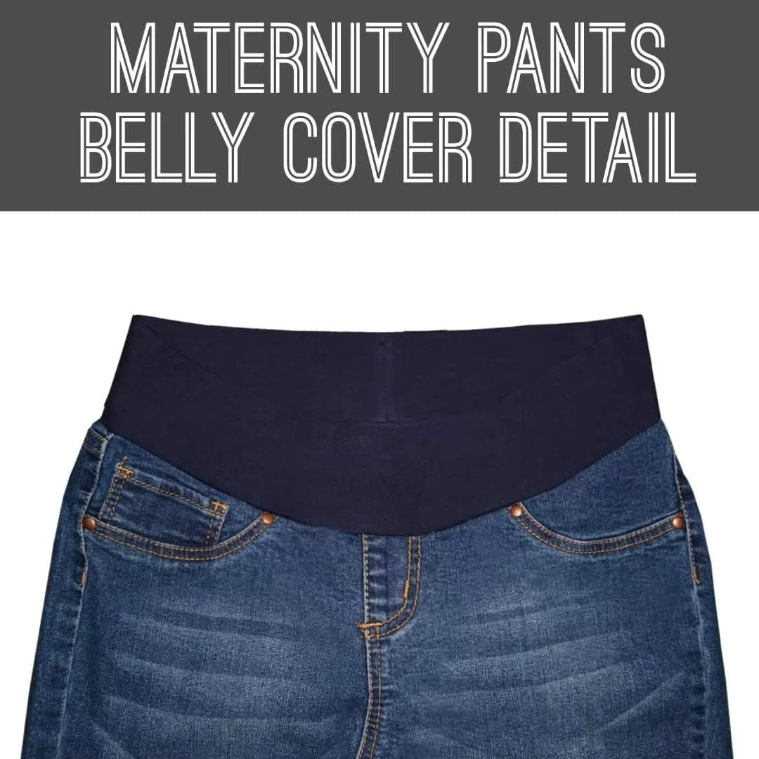 Hybrid & Company Ultimate Comfort Women's Maternity Slim Fit Stretch Jeans