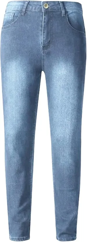 JEShifangjiusu Jeans for Men Slim Fit Denim Jeans Stretch Skinny Tapered Jean Pants Basic Casual Chino Trousers with Pockets