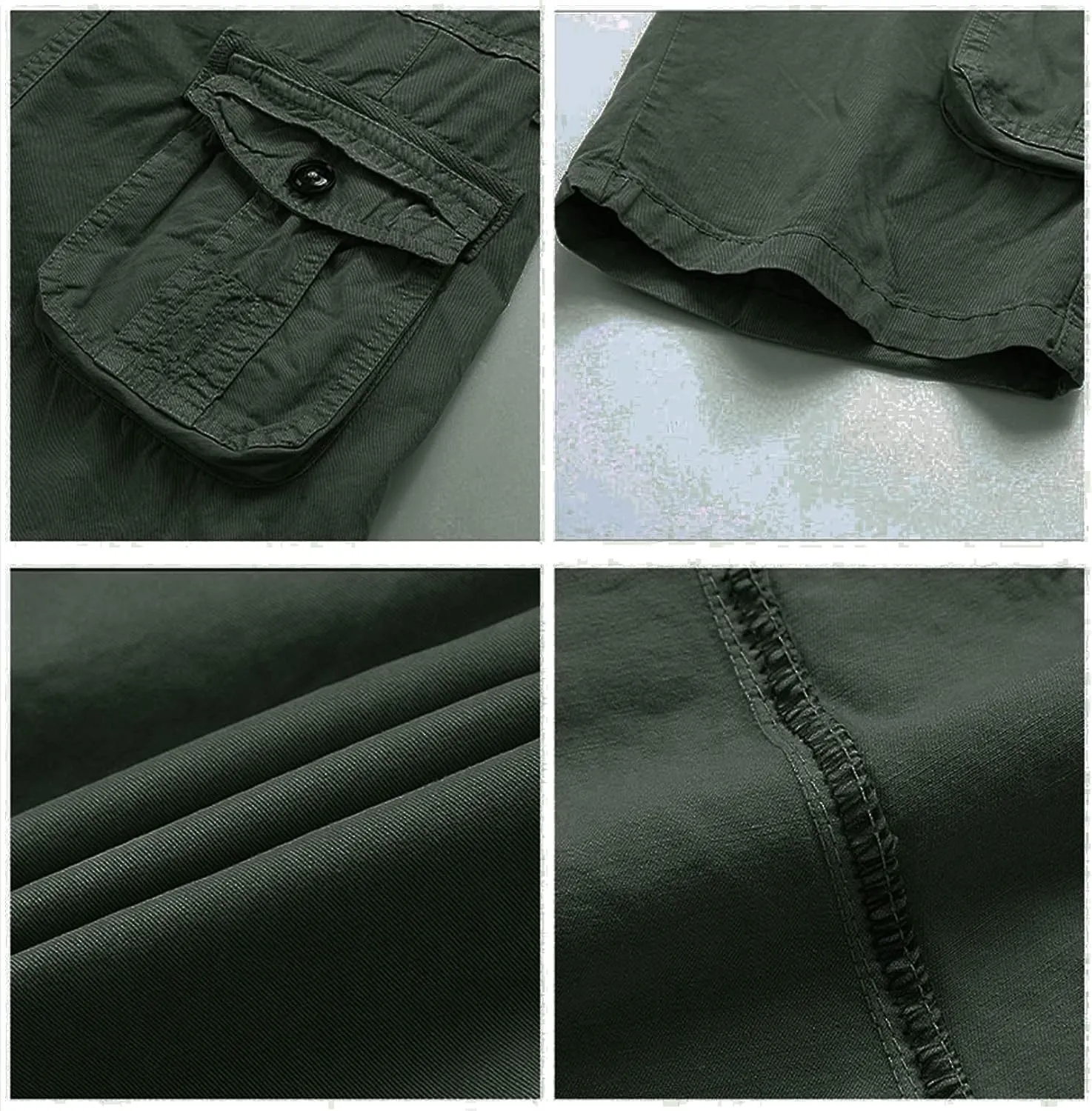 JEShifangjiusu Men's Chino Jogger Pants Stretch Casual Military Pants Chino Pant Camo Cargo Pants Trousers with Pockets