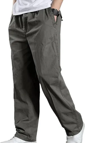 JEShifangjiusu Men'S Comfort Stretch Cotton Chino Pants Skinny Slim Fit Casual Jeans Straight Fashion Dress Denim Pants