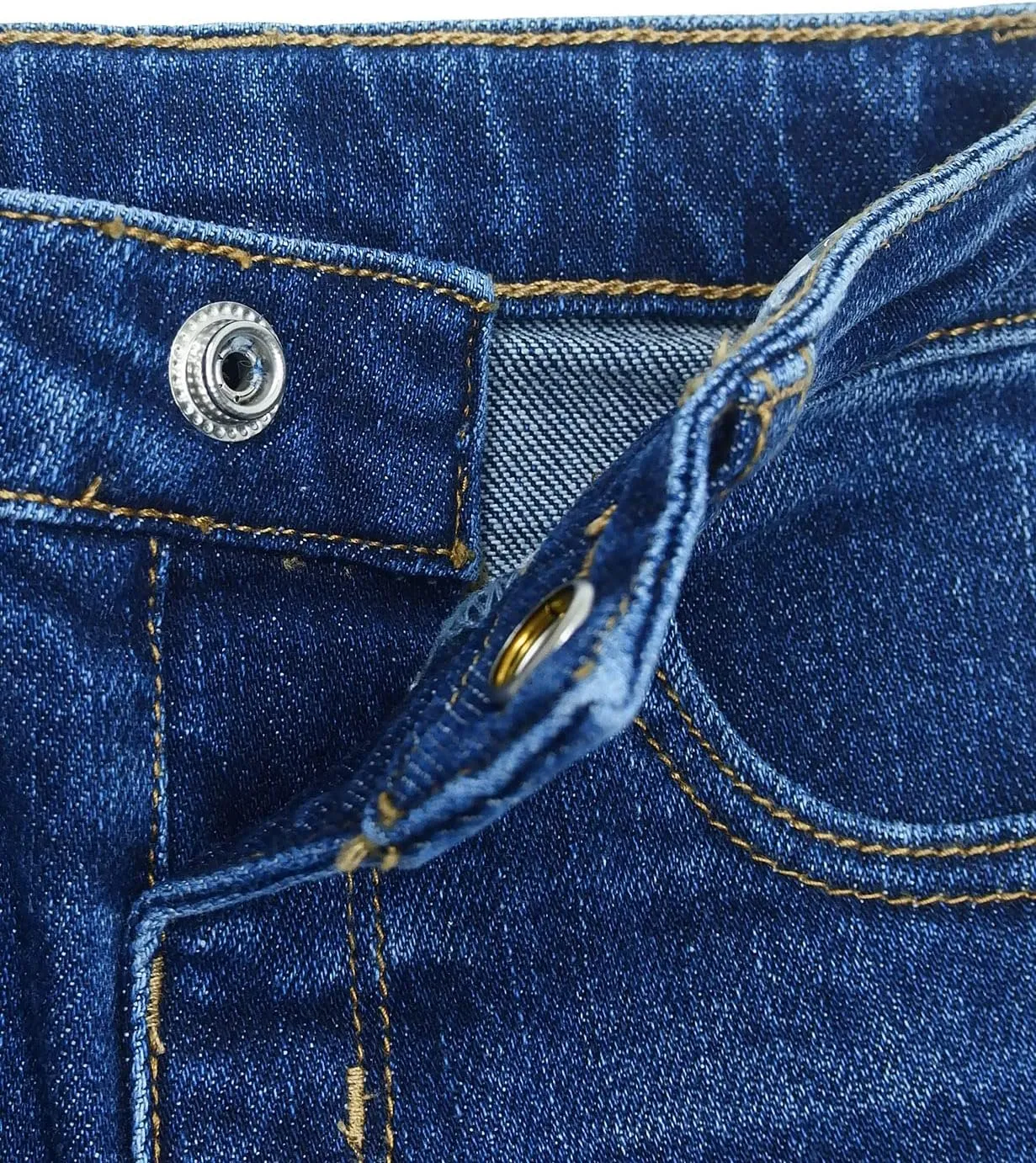 KIDSCOOL SPACE Baby Girl Boy Jeans,Little Kid Elastic Band Inside Ripped Denim Jeans Pants