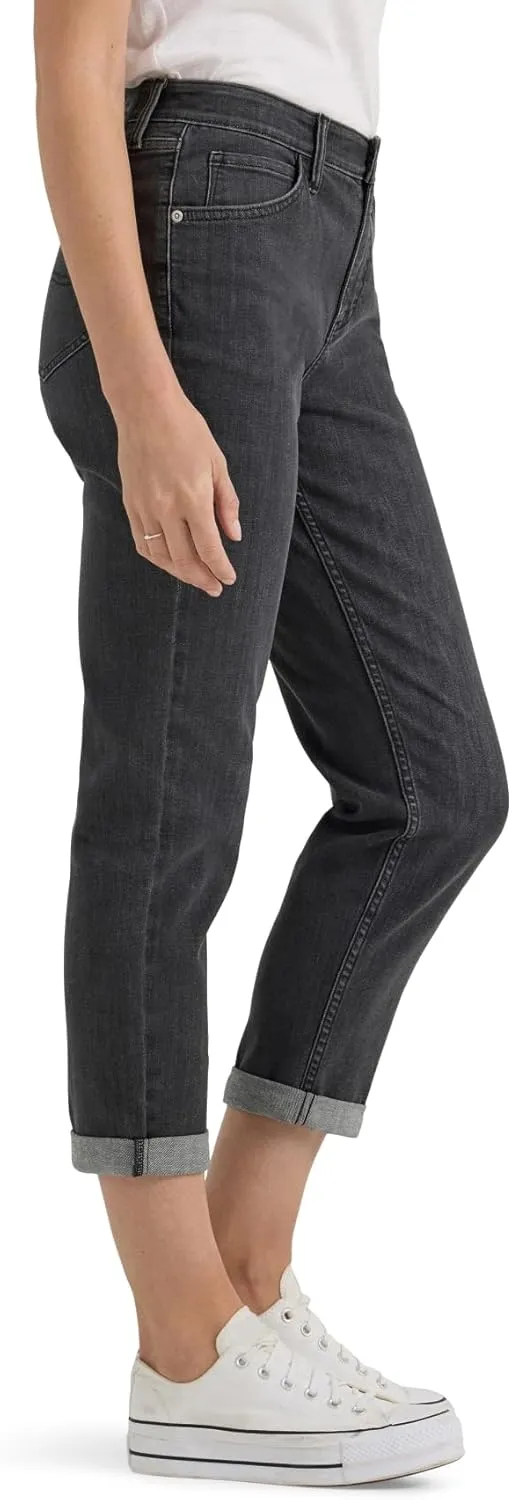 Lee Women's Legendary Mid Rise '90s Taper Jean