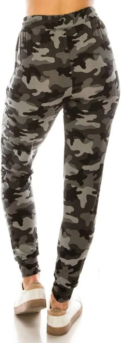 Leggings Depot Premium Women's Joggers Popular Print High Waist Track Pants (S-XL) BAT5