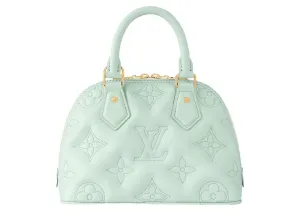Louis Vuitton Alma Bb Quilted Water Green