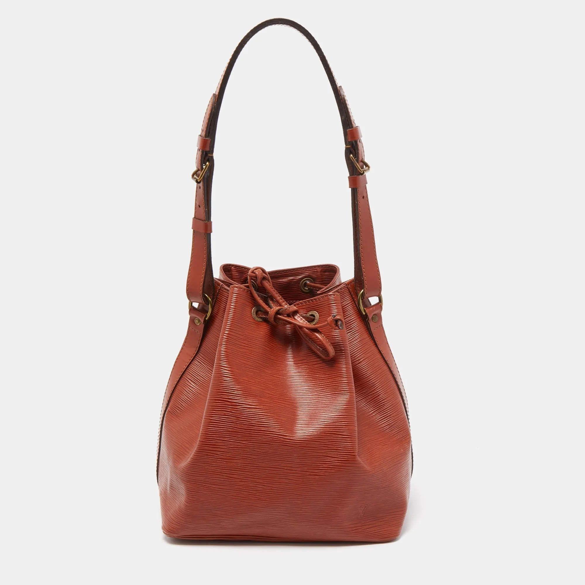 LOUIS VUITTON Cipango Gold Epi Leather Petit Noe Bag