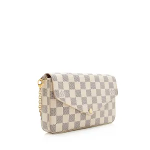 Louis Vuitton Damier Azur Felicie Pochette (SHF-22804)