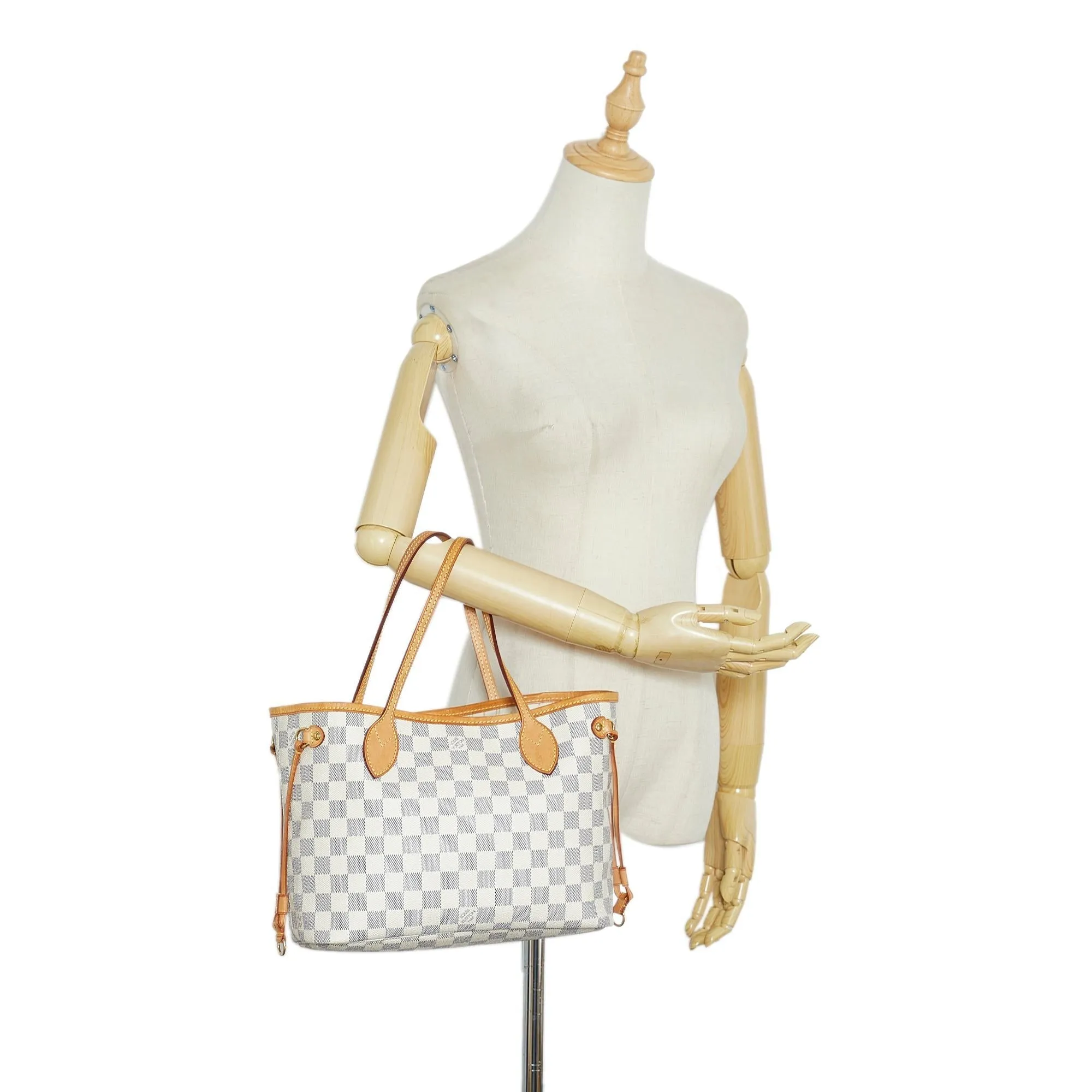 Louis Vuitton Damier Azur Neverfull PM (SHG-mNXtuK)