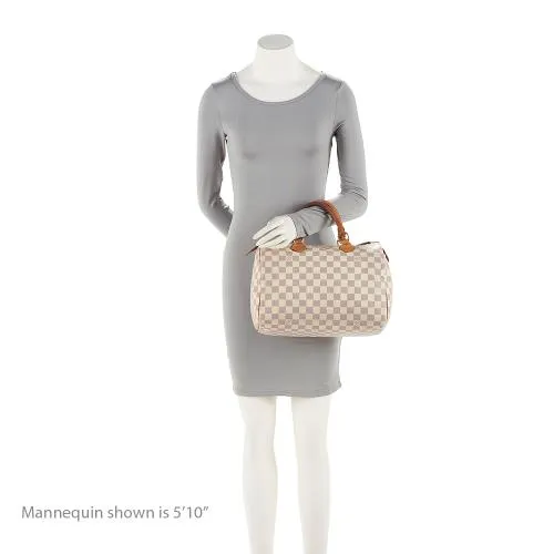 Louis Vuitton Damier Azur Speedy 30 Satchel (SHF-21706)