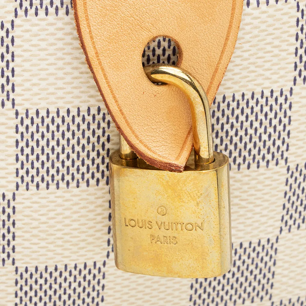 Louis Vuitton Damier Azur Speedy 30 Satchel (SHF-21706)