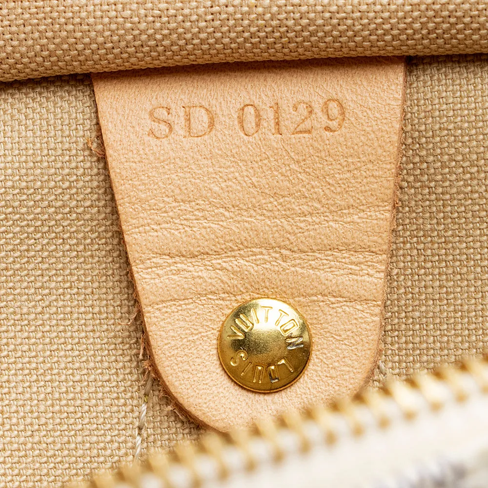 Louis Vuitton Damier Azur Speedy 30 Satchel (SHF-21706)