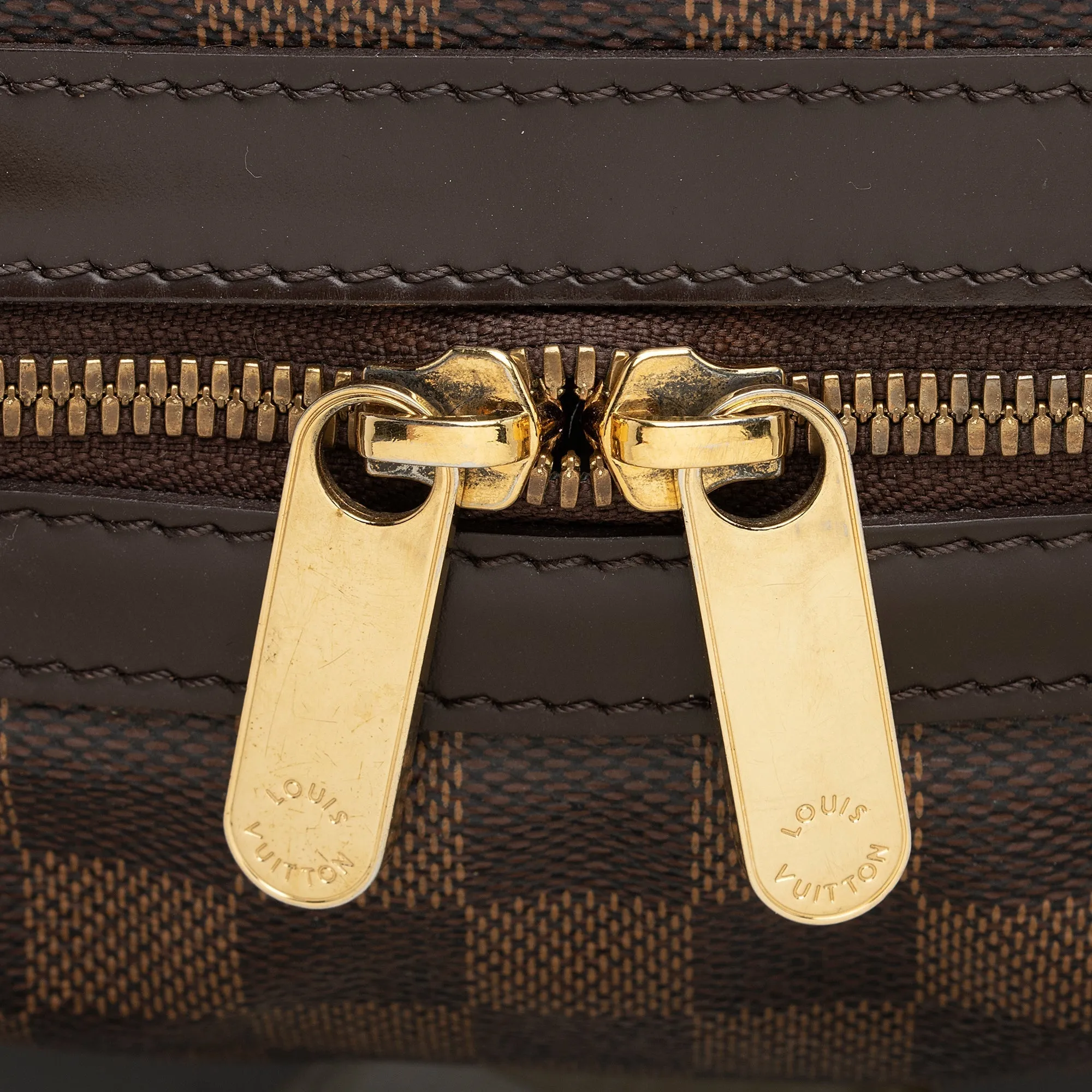 Louis Vuitton Damier Ebene Berkeley Satchel (SHF-22309)