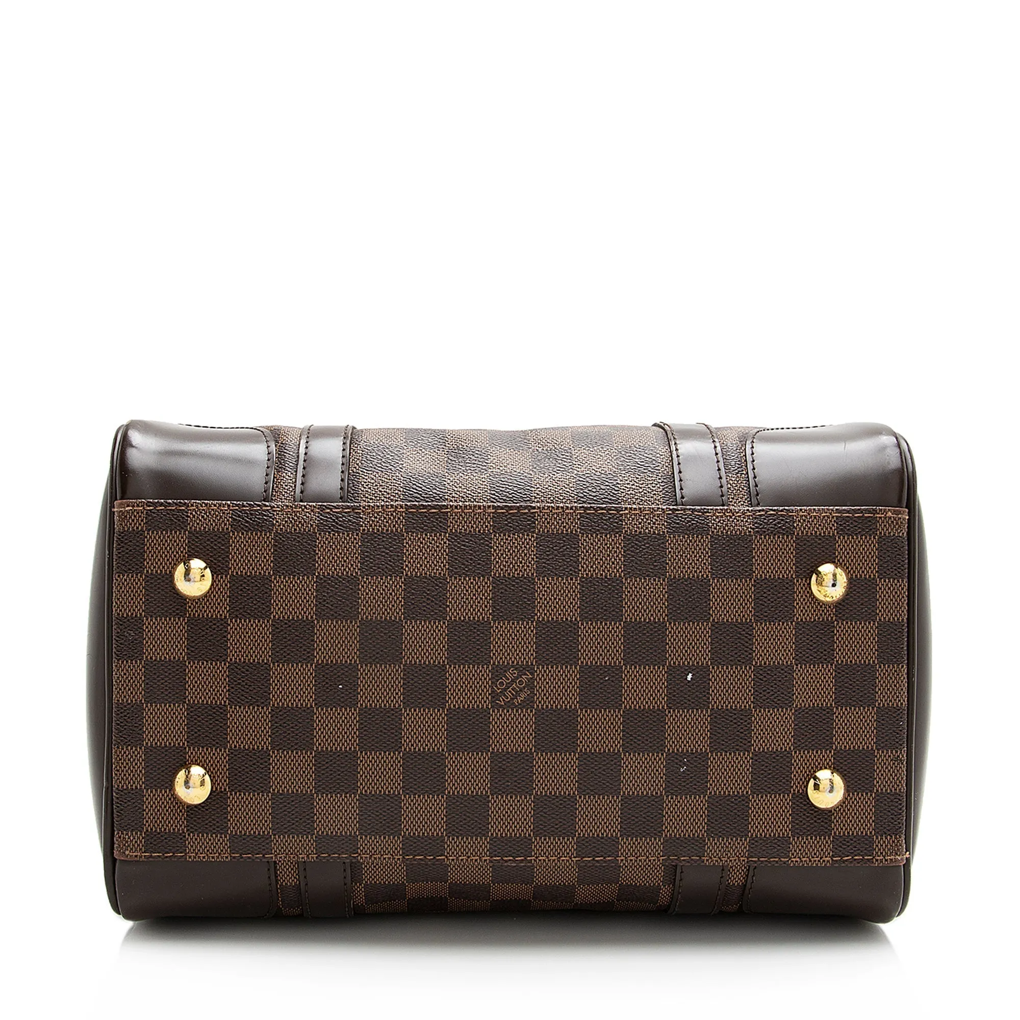 Louis Vuitton Damier Ebene Berkeley Satchel (SHF-22309)