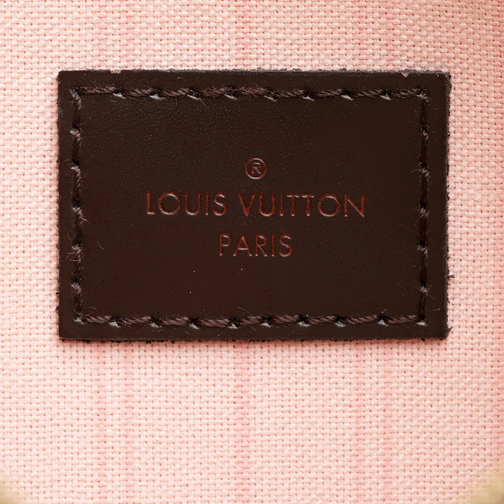 Louis Vuitton Damier Ebene Neverfull MM Pochette (SHF-16975)