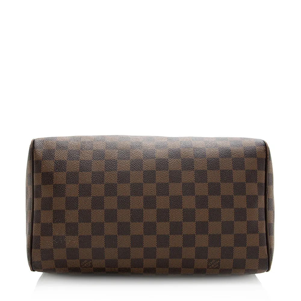 Louis Vuitton Damier Ebene Speedy 30 Satchel (SHF-20222)
