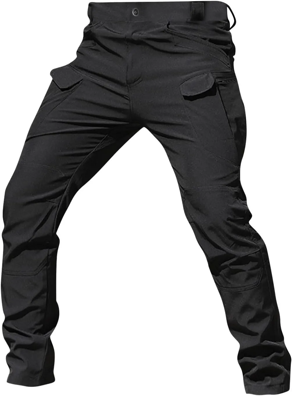 Men Cargo Pants with Pockets Ripstop Stretch Skinny Fit Hiking Pants Stylish Trousers Workout Joggers Baggy Pants