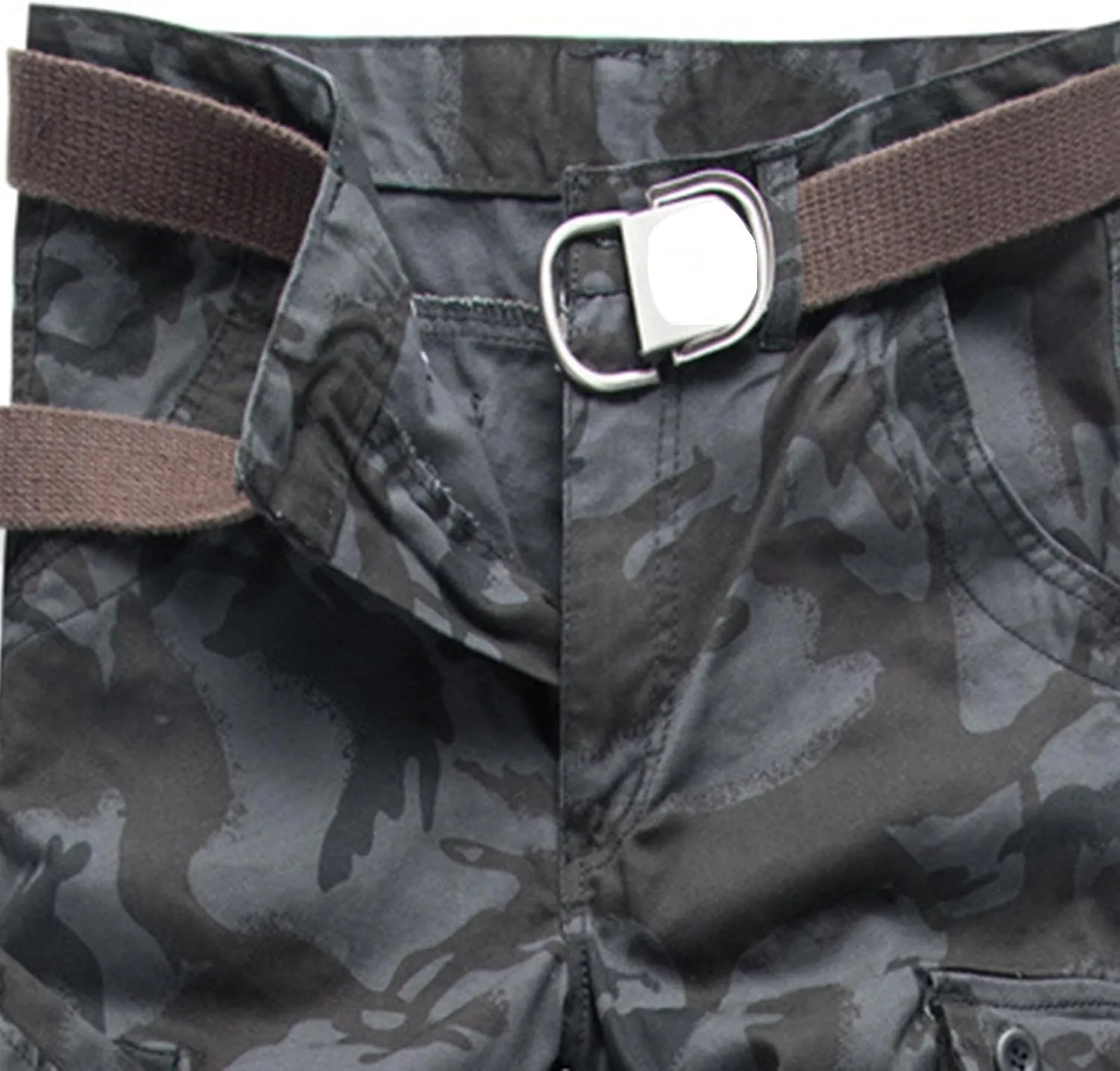 Men's Cargo Pants High Street Leisure Loose Sports Running Solid Color Lace Up Cargo Mens Outdoor Hiking Cargo Pants