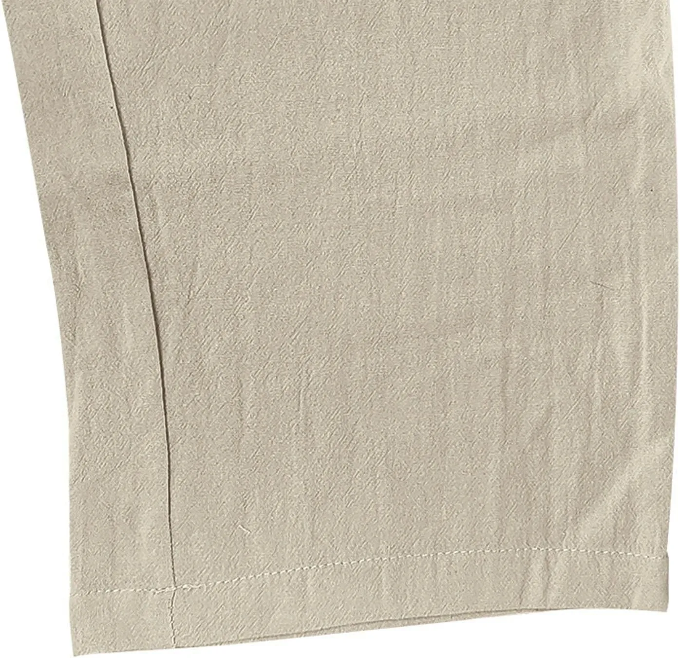 Men's Casual Linen Pants Beach Summer Elastic Waist Drawstring Pants Lightweight Linen Trousers, Tactical Pants for Men