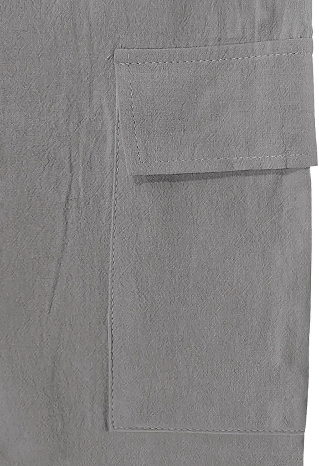 Men's Casual Linen Pants Beach Summer Elastic Waist Drawstring Pants Lightweight Linen Trousers, Tactical Pants for Men