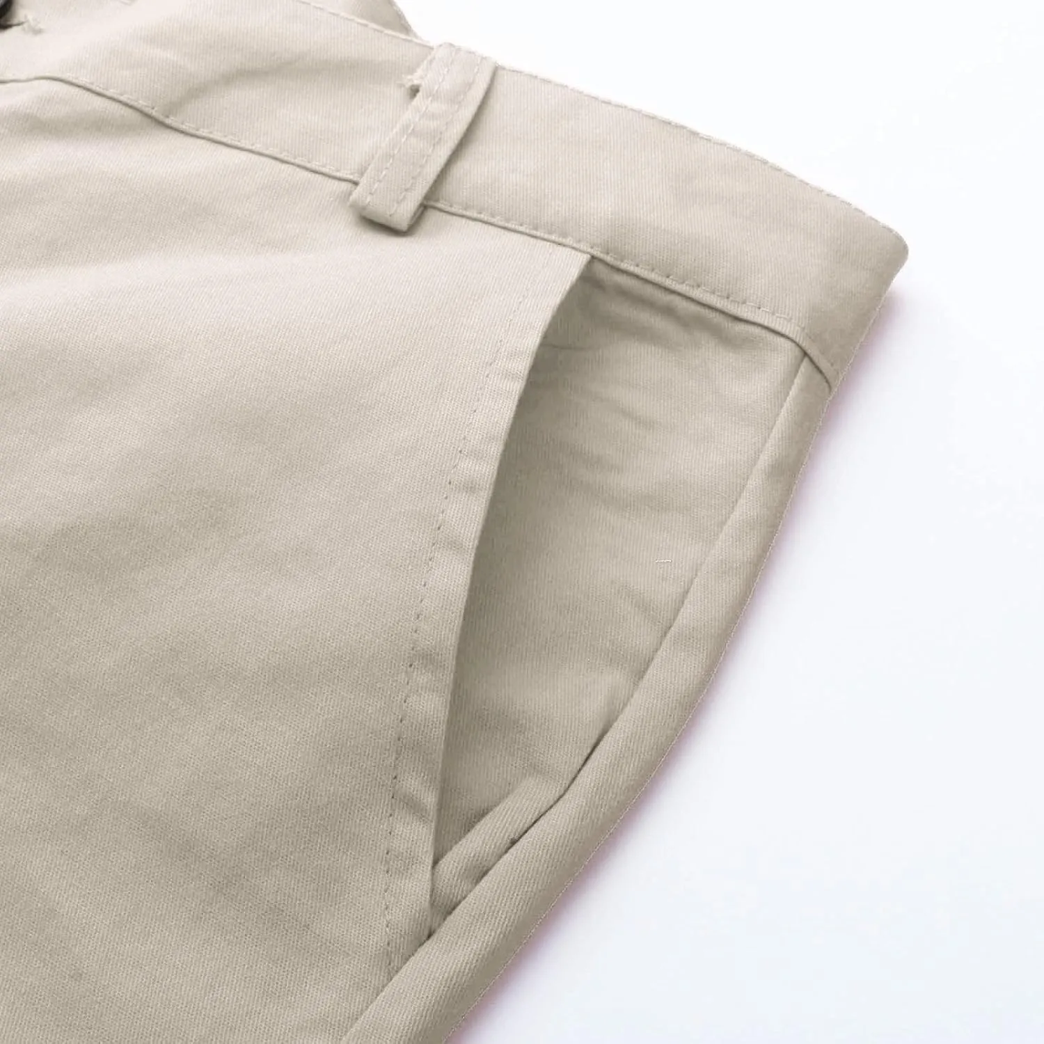 Mens Chinos Slim Fit Pants Flat Front Skinny Straight Leg Dress Pants Stretch Lightweight Comfy Casual Trousers with Pockets