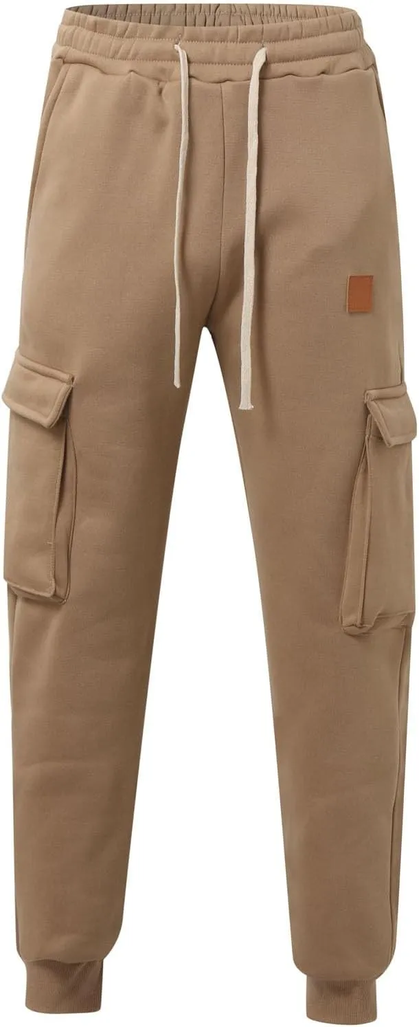 Men's Joggers Punk Cargo Baggy Techwear Hip Hop Patchwork Streetwear Tactical Track Pants