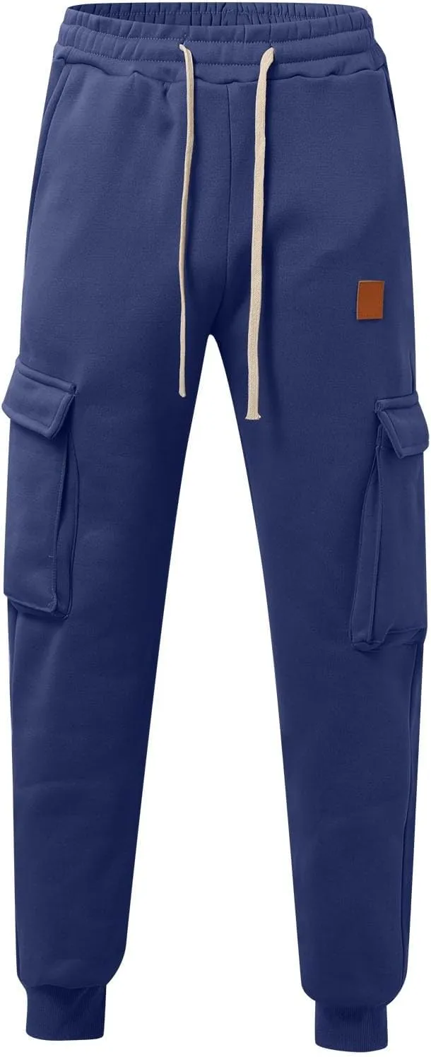 Men's Joggers Punk Cargo Baggy Techwear Hip Hop Patchwork Streetwear Tactical Track Pants