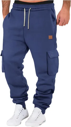 Men's Joggers Punk Cargo Baggy Techwear Hip Hop Patchwork Streetwear Tactical Track Pants
