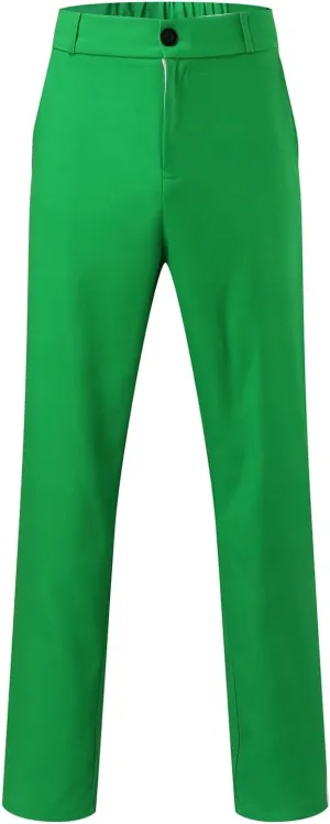 Men's Pants Classic Bright Color Slim Fit Expandable Waist Stretch Hidden Skinny Lightweight Premium Dress Pants