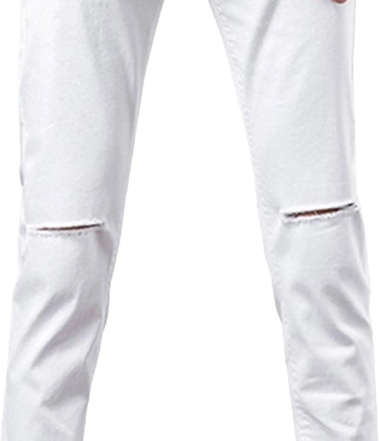 Men's Regular Slim Fit Pencil Pants Comfort Flex Waist Casual Trousers Skinny Stretch Fashion Jeans