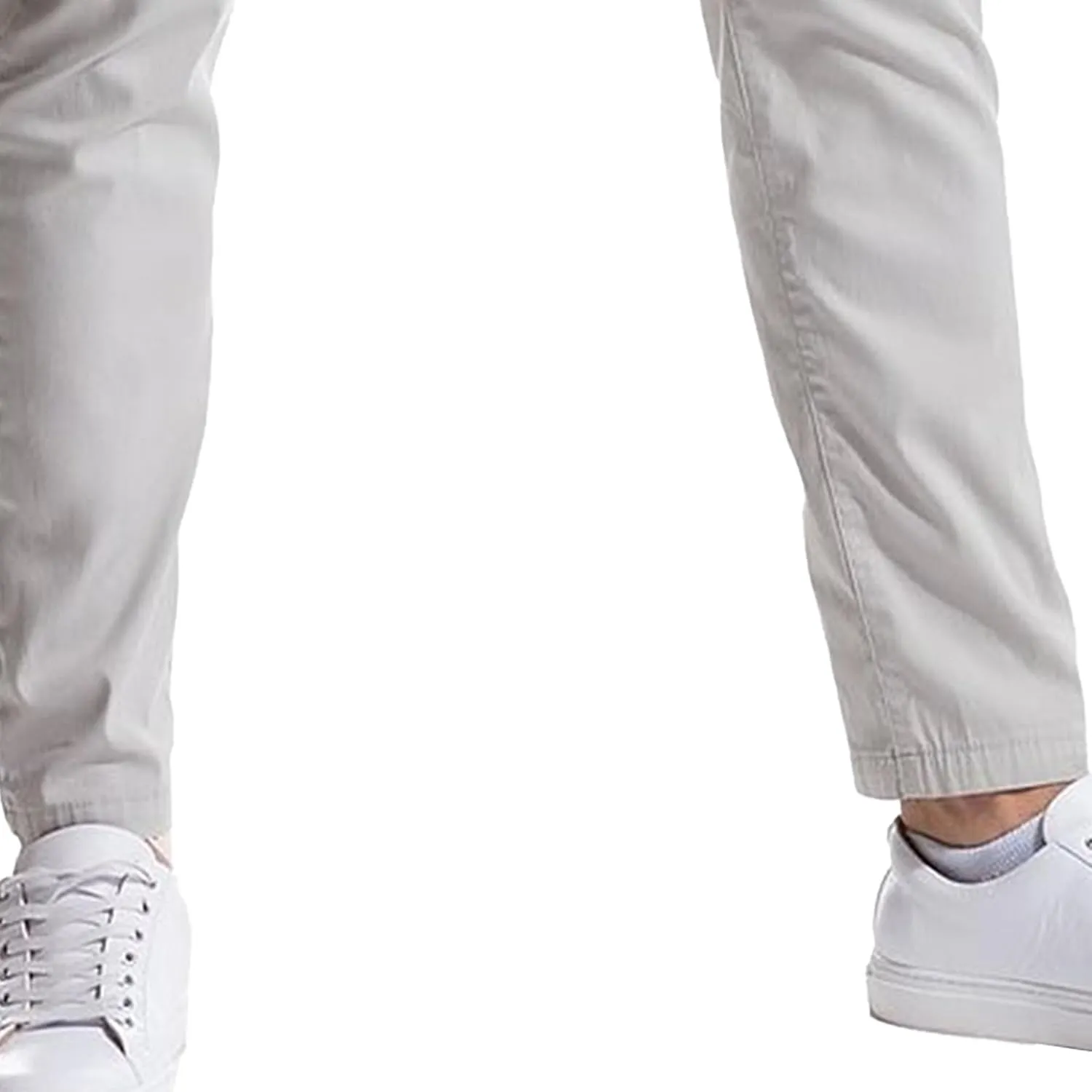 Men's Stretch Fashion Comfy Slack Casual Skinny Tapered Chinos Trendy Work Athletic Pants with Pockets