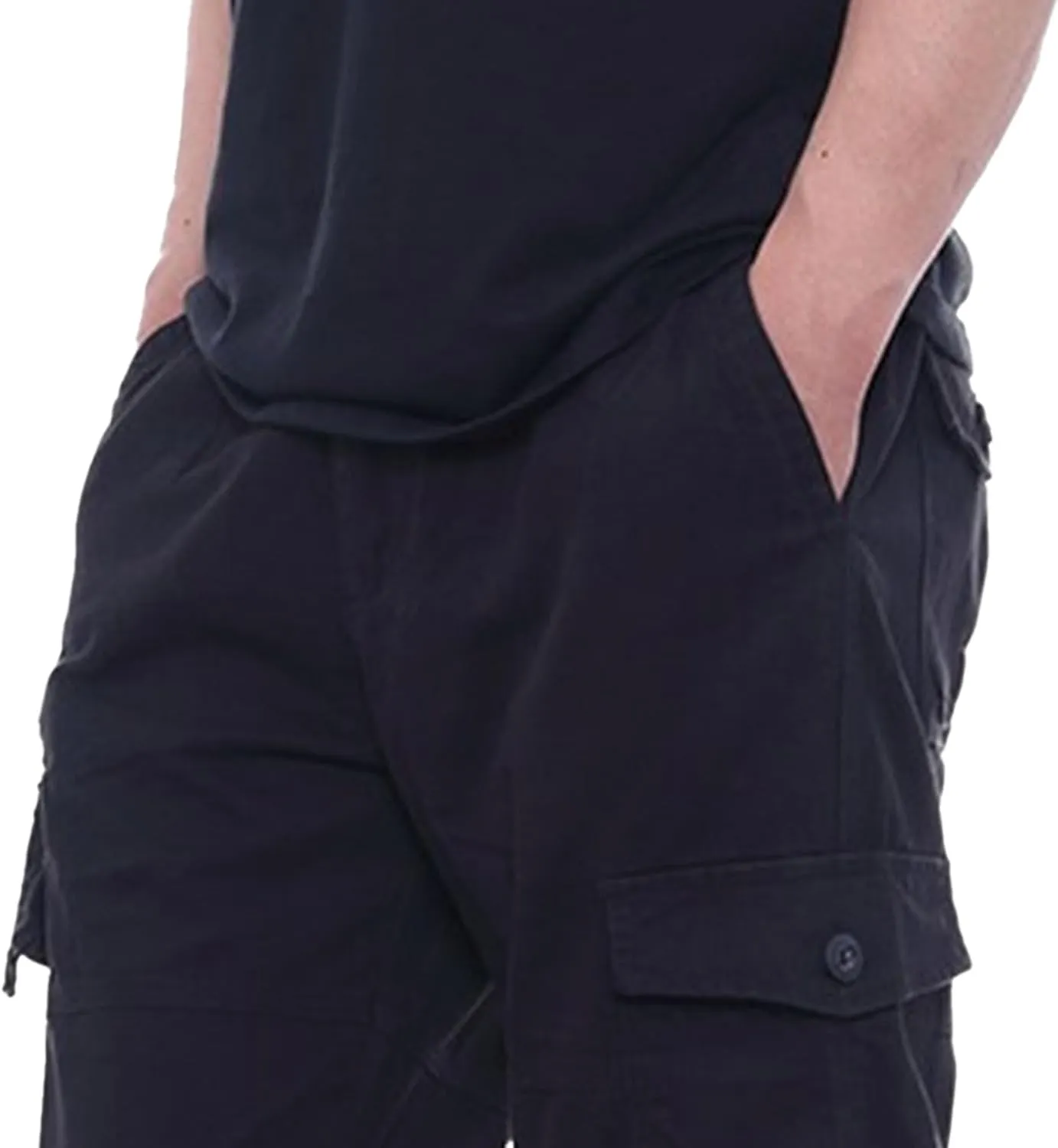 Men's Tactical Hiking Work Trousers Casual Combat Work Outdoor Pants Workout Joggers with Multi Pockets