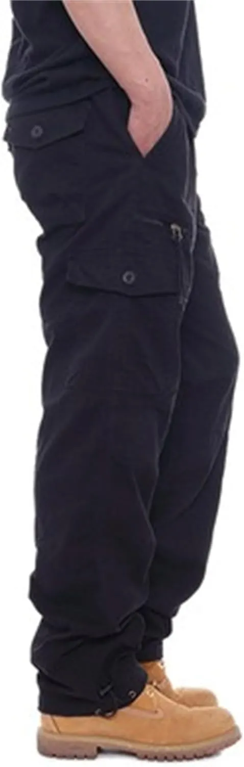 Men's Tactical Hiking Work Trousers Casual Combat Work Outdoor Pants Workout Joggers with Multi Pockets