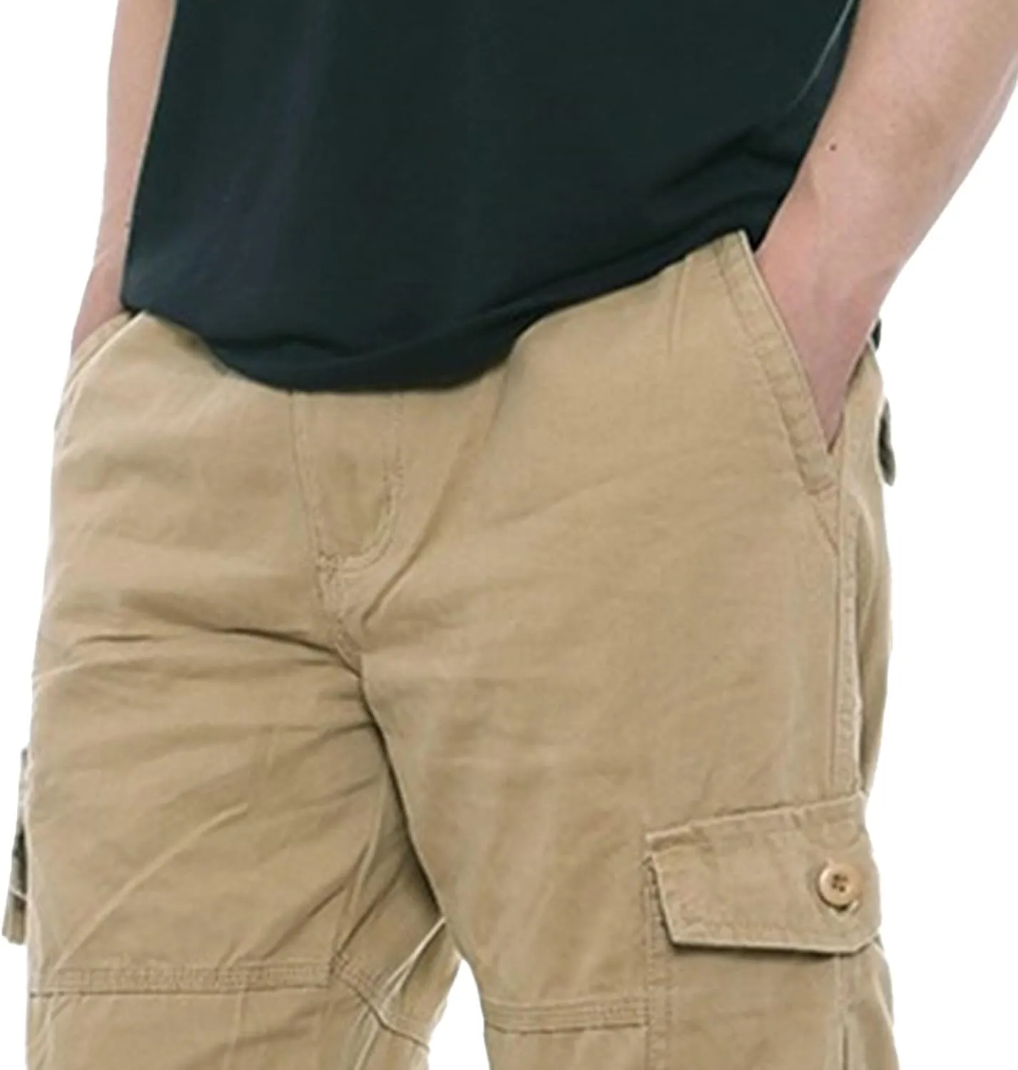 Men's Tactical Hiking Work Trousers Casual Combat Work Outdoor Pants Workout Joggers with Multi Pockets