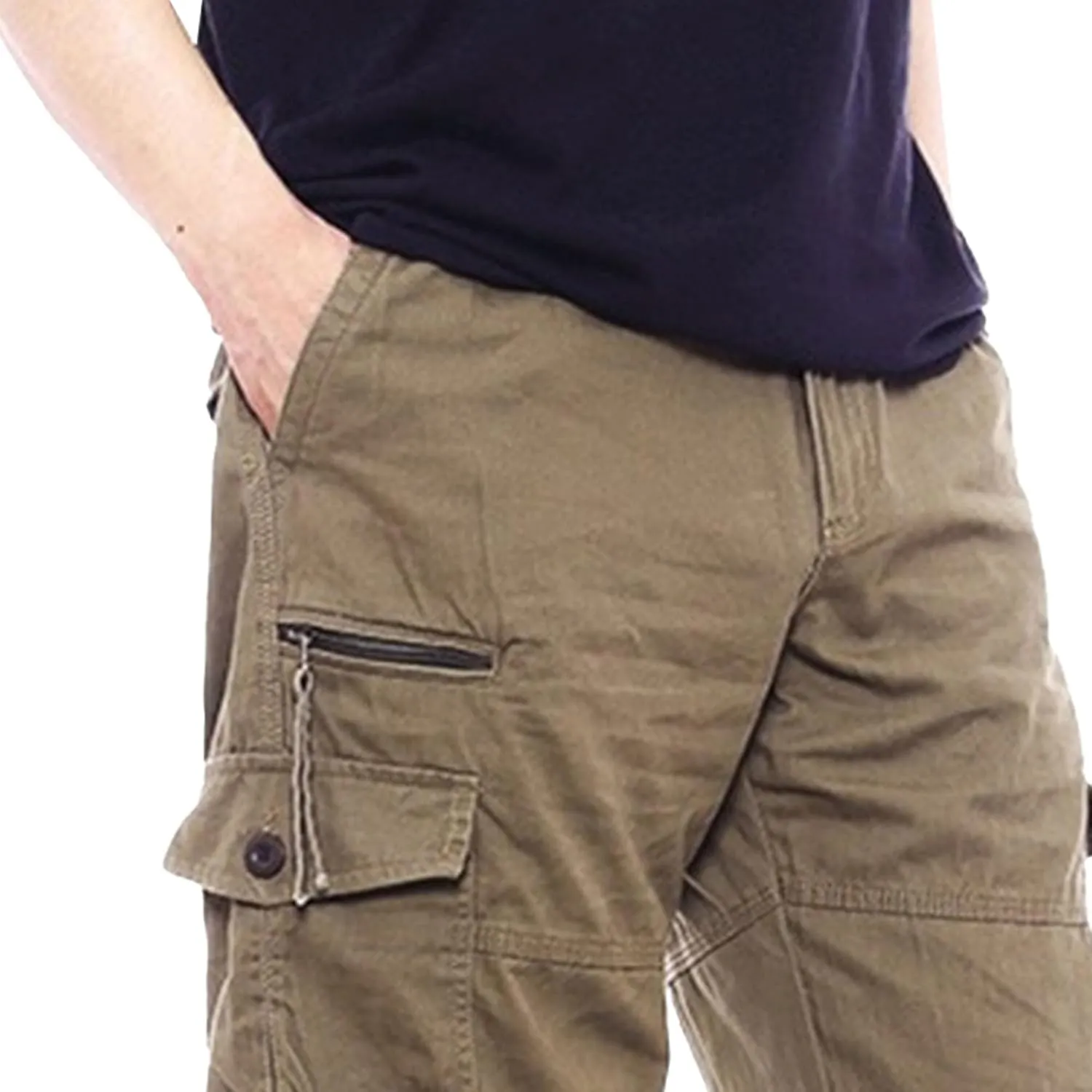 Men's Tactical Hiking Work Trousers Casual Combat Work Outdoor Pants Workout Joggers with Multi Pockets