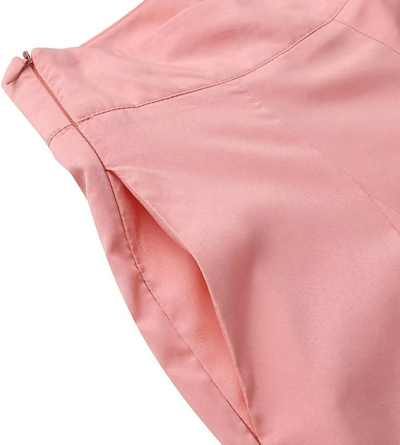 Miyaomn Trendy Flowy Pants for Women Casual High Waist Wide Leg Palazzo Pants Pleated Front Dress Trousers Plus Size Culottes