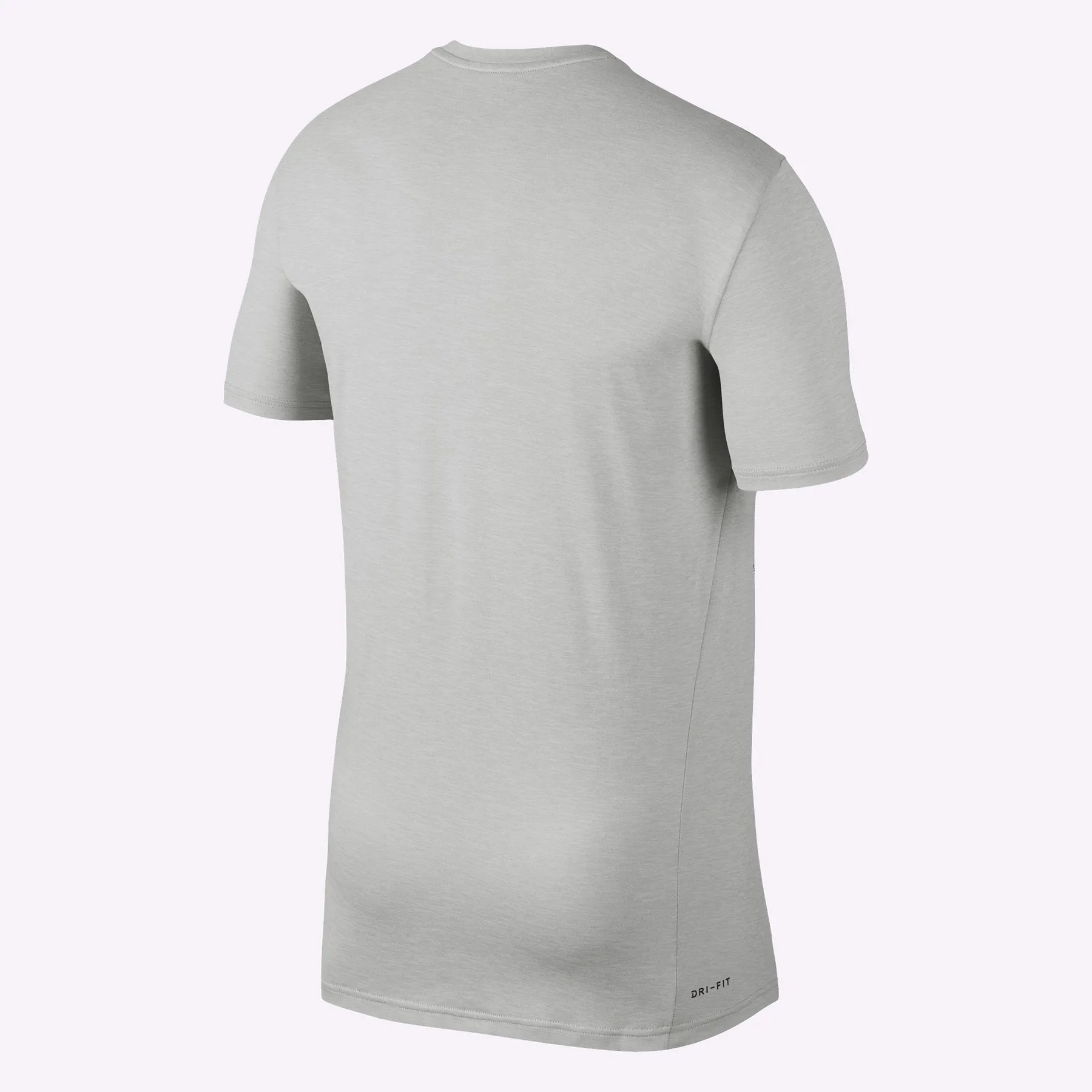 Nike Breathe - Men's Short-Sleeve Hyper Dry Training Top - Vast Grey/Atmosphere Grey/Black